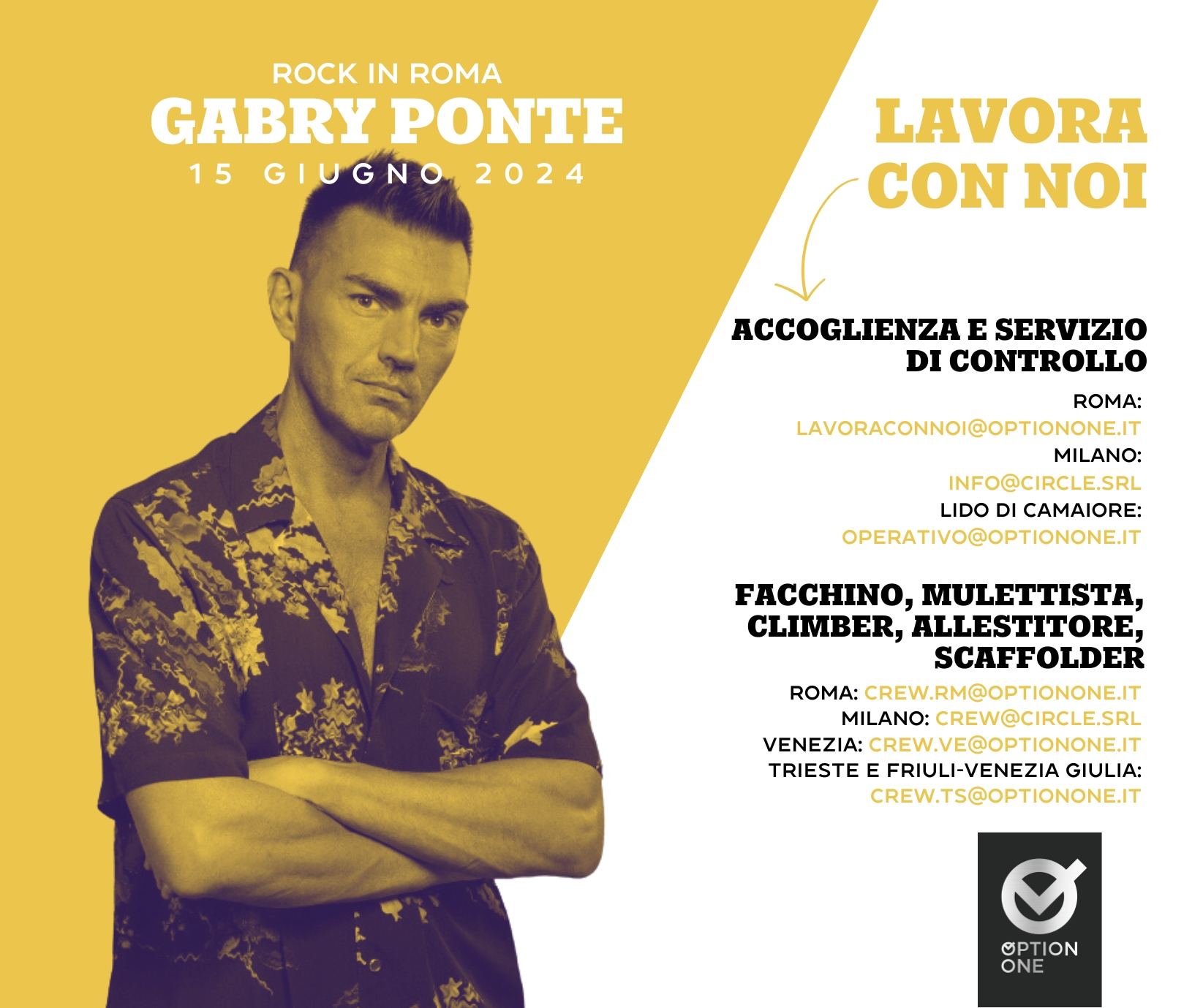 Read more about the article Everyone on the dance floor with Gabry Ponte @ Rock In Roma! 