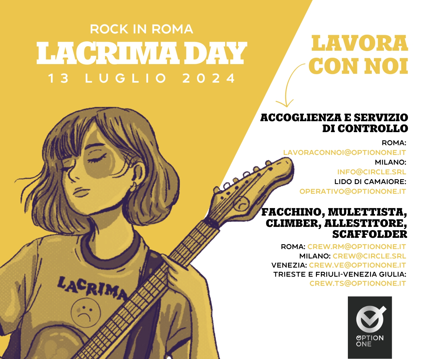 Read more about the article Lacrima Day: An Indie Night of Emotions and Friendship at Rock in Roma