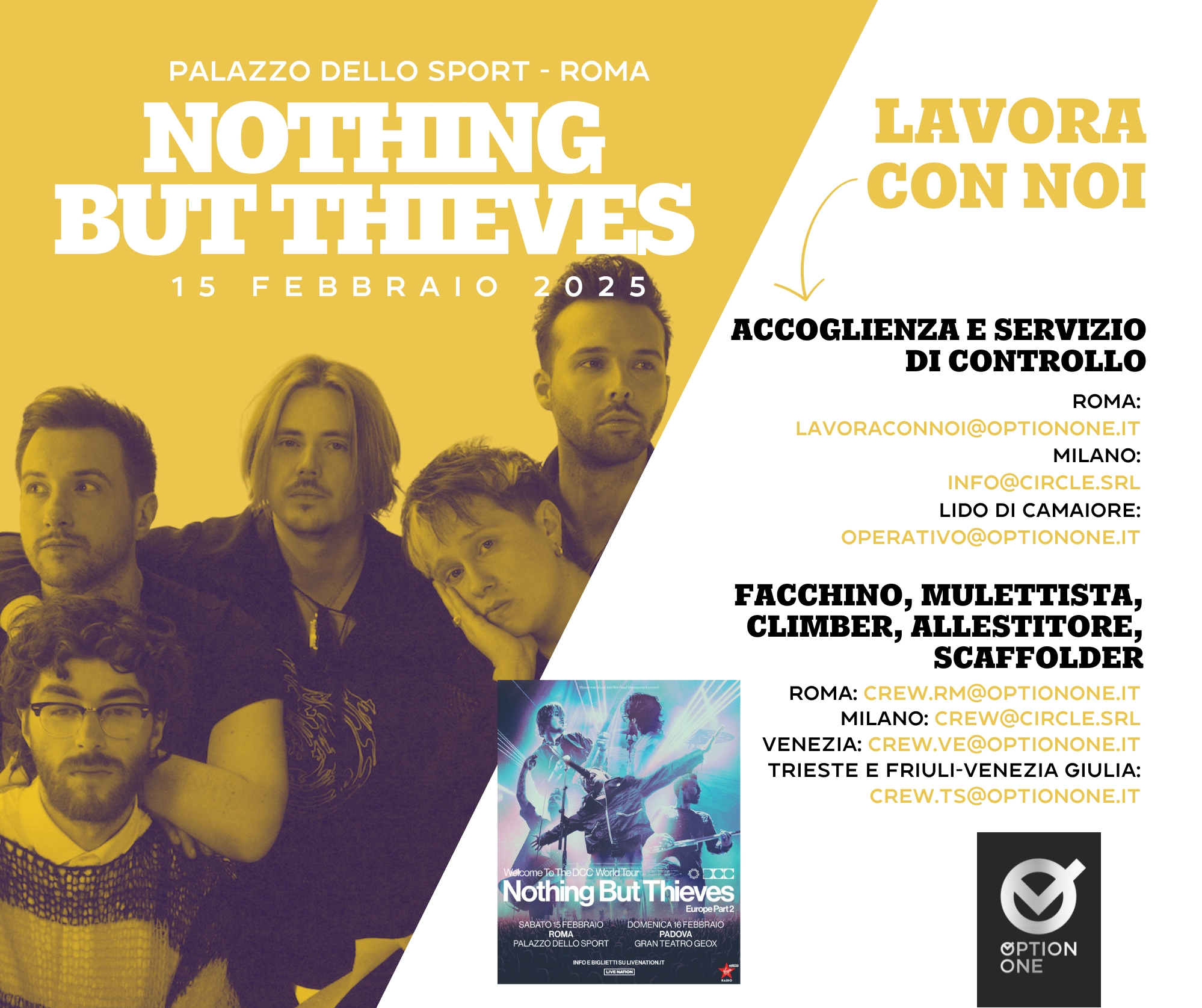 Scopri di più sull'articolo 🎸✨ I Nothing But Thieves tornano in Italia nel 2025