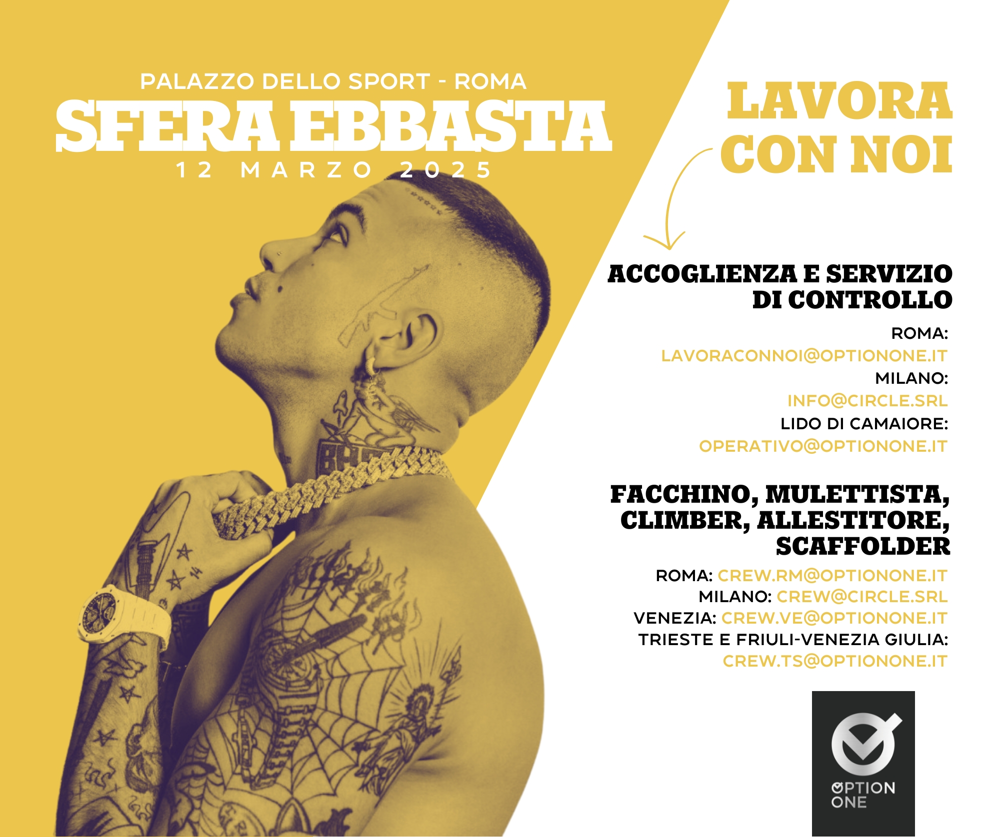 Read more about the article 🔥 On March 12, 2025, the Palazzo dello Sport will become the epicenter of the rap world, thanks to Sfera Ebbasta!