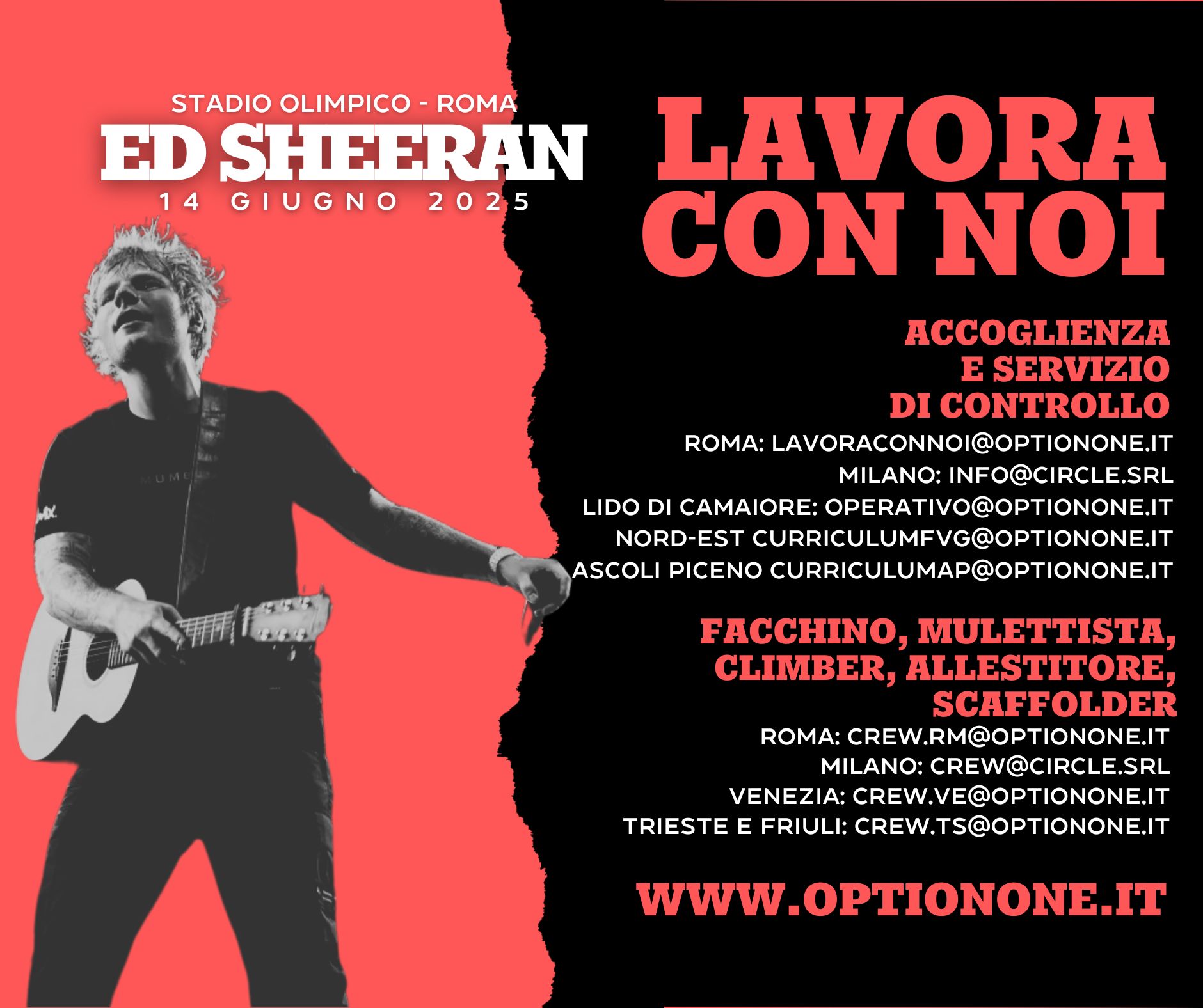 Scopri di più sull'articolo 🎤 Ed Sheeran a Roma: pronti a cantare a squarciagola? 🎸