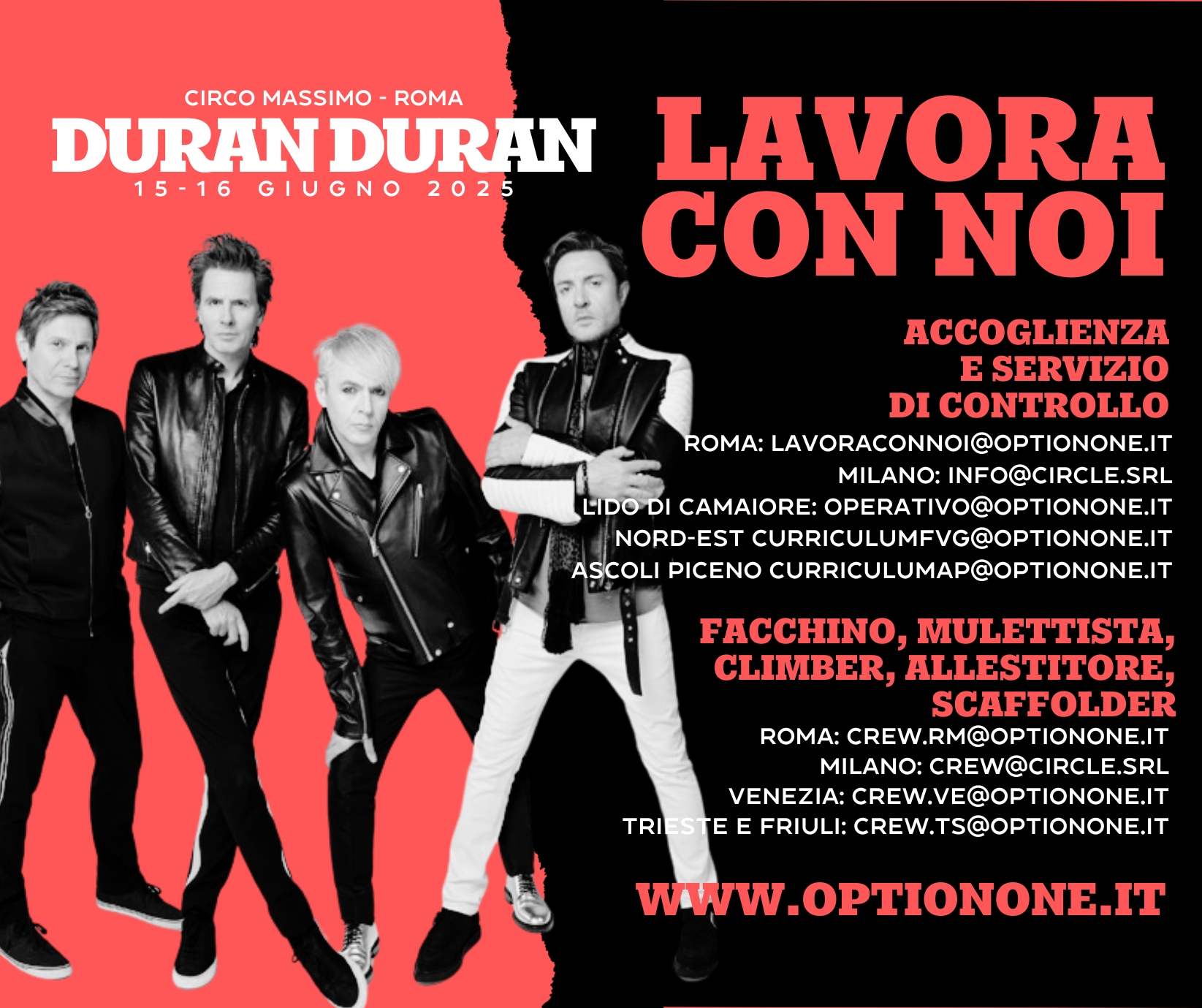 Scopri di più sull'articolo 🎸 Duran Duran Live al Circo Massimo: due serate leggendarie! 🎤✨